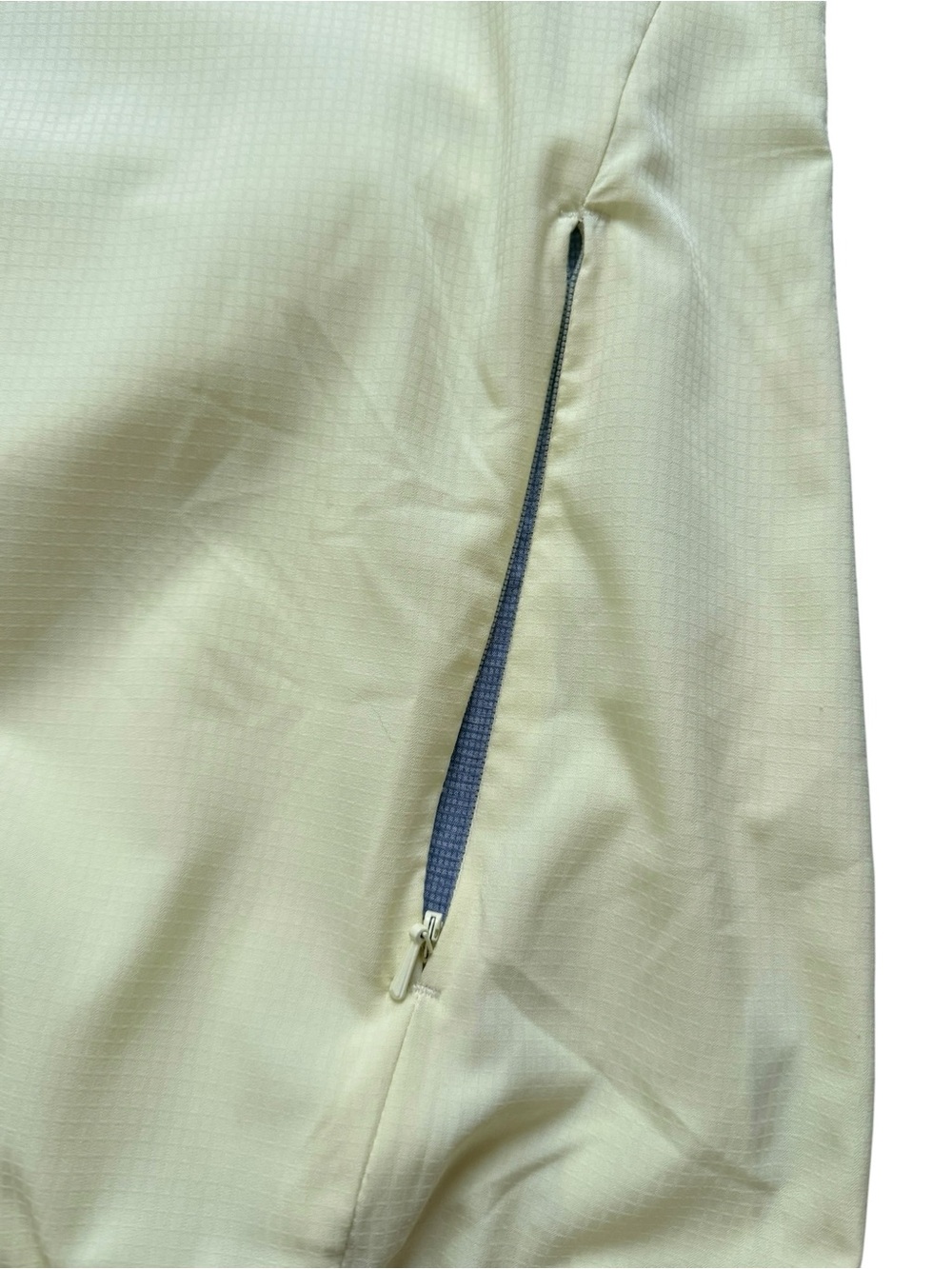 Columbia PFG Hooded Anorak Windbreaker Jacket Blue Yellow Medium M - Picture 6 of 16